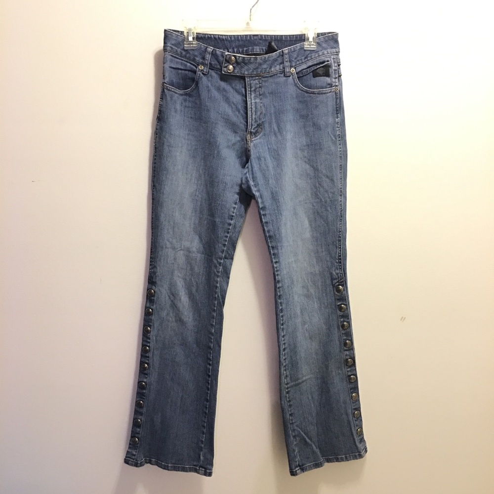 Harley-Davidson Snap Leg Bootcut Jeans